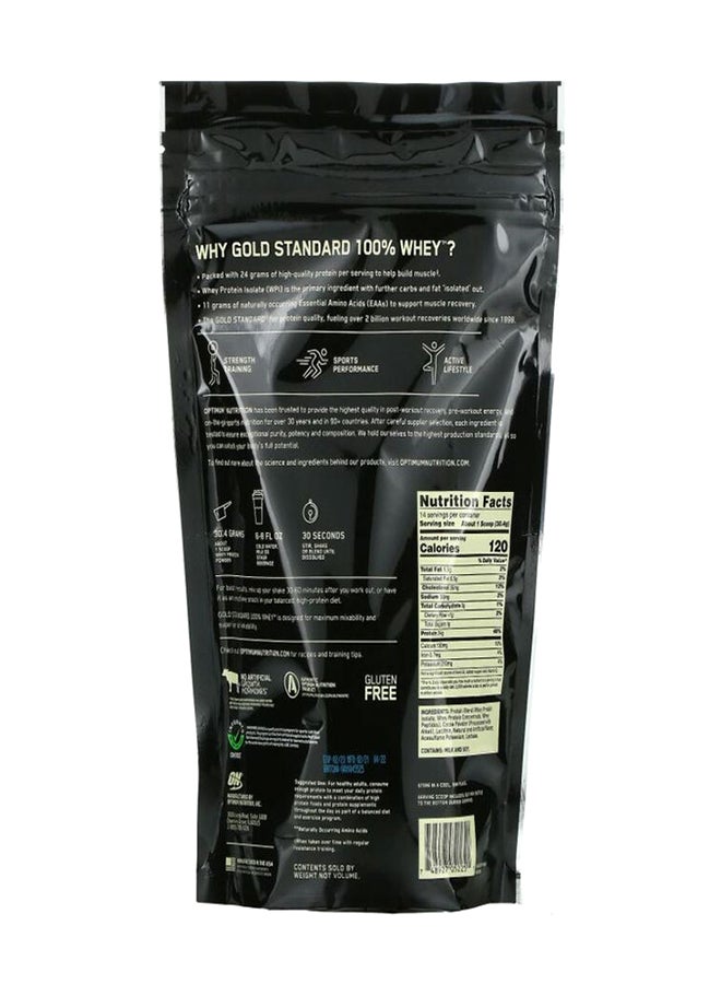 Optimum Nutrition Gold Standard 100 Percent Whey Protein Powder Drink Mix - Double Rich Chocolate - 454 Gram  - Image 2