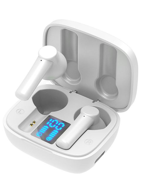 Low Latency Wireless Earbuds White