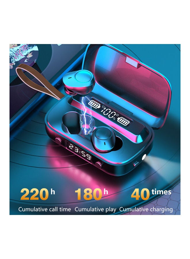 A13 Bluetooth 5.1 Noise Reduction Mini Wireless Earpieces Black  - Image 4