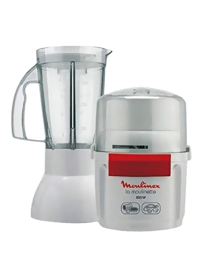 Moulinex La Moulinette Chopper With Blender, 250.0 ml 800.0 W AR6801EG White  - Image 1