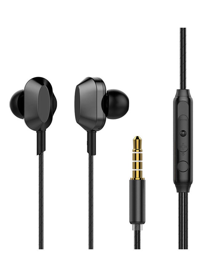 In Ear Super Bass Wired Headset Black - Image 1