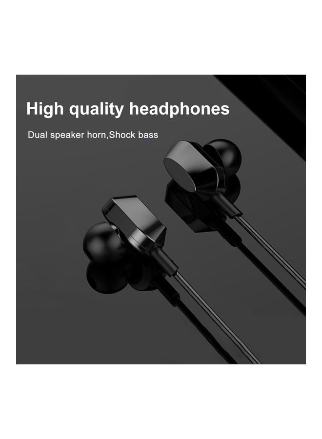 In Ear Super Bass Wired Headset Black - Image 5