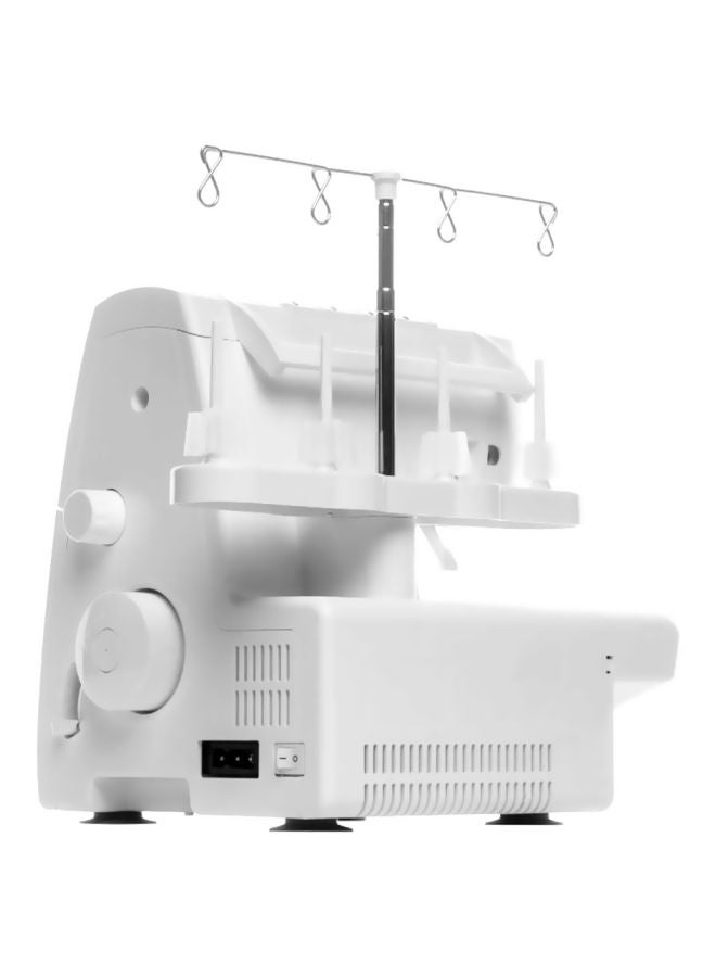 SINGER SGM-S0105 Serger Overlocker Machine, 2/3/4 Thread Capacity, 6 Built-In Stitches, 1,300 Stitches Per Minute, Adjustable Stitch Length, Width, Free Arm, And LED Light White - Image 4
