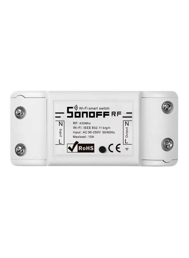 SONOFF - Rf Smart Switch Works With Wifi And Receiver White - Image 1