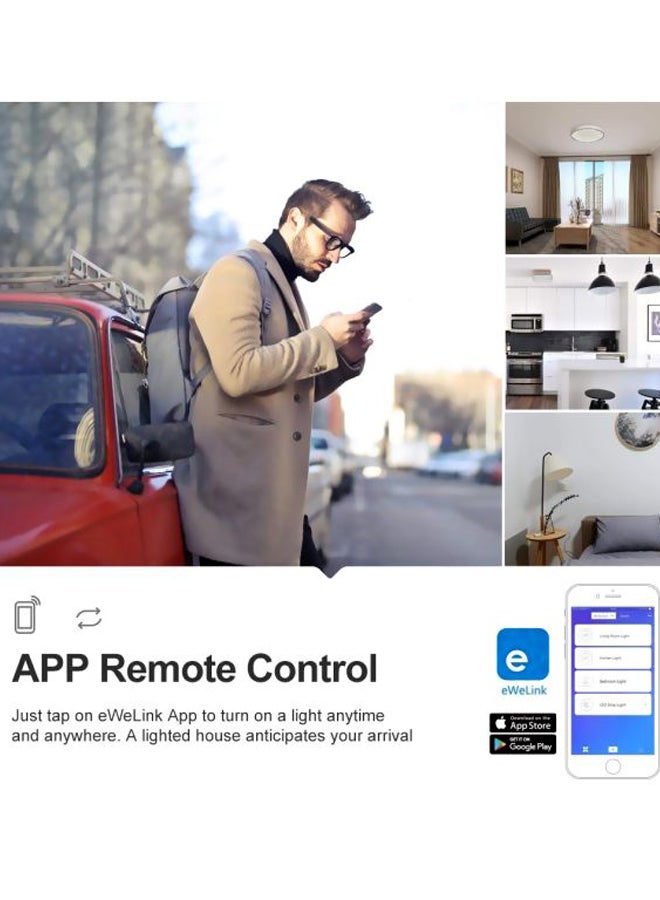 SONOFF - Rf Smart Switch Works With Wifi And Receiver White - Image 1