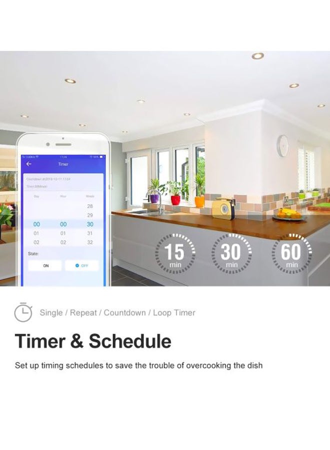SONOFF - Rf Smart Switch Works With Wifi And Receiver White - Image 1