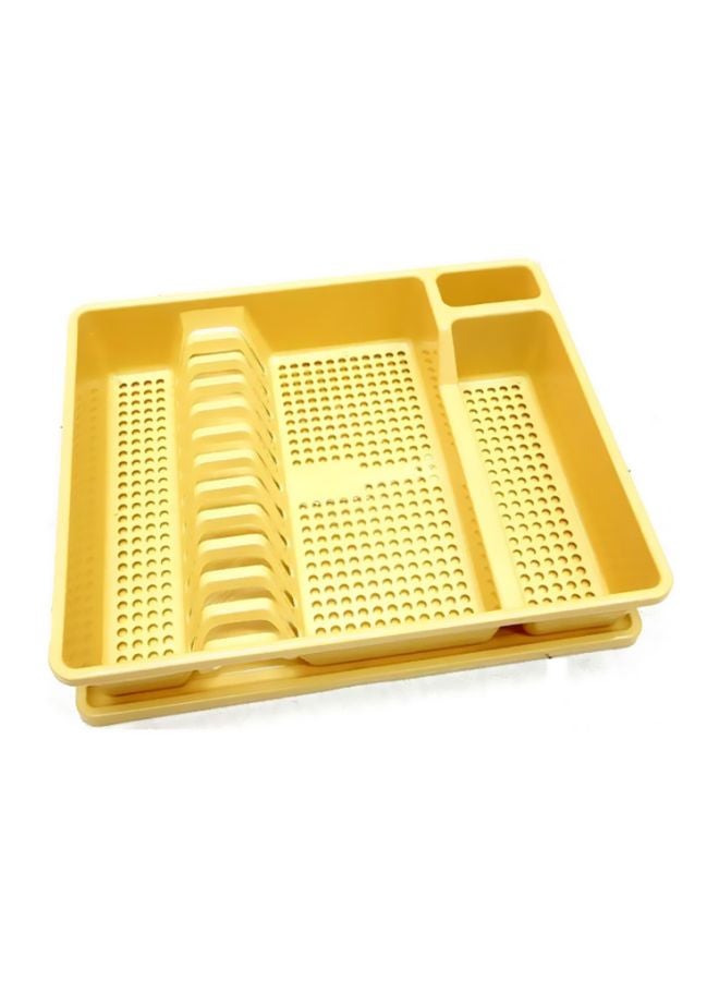 ARTC Kitchen Cutlery Dish Rack Tray Beige - Image 2