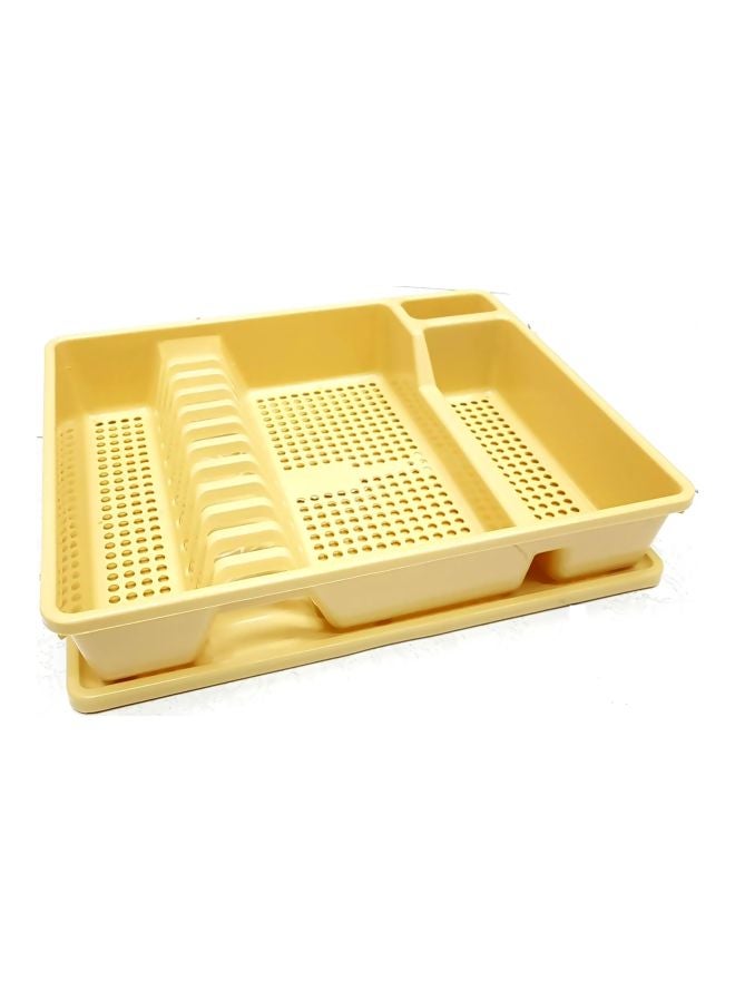 ARTC Kitchen Cutlery Dish Rack Tray Beige - Image 4