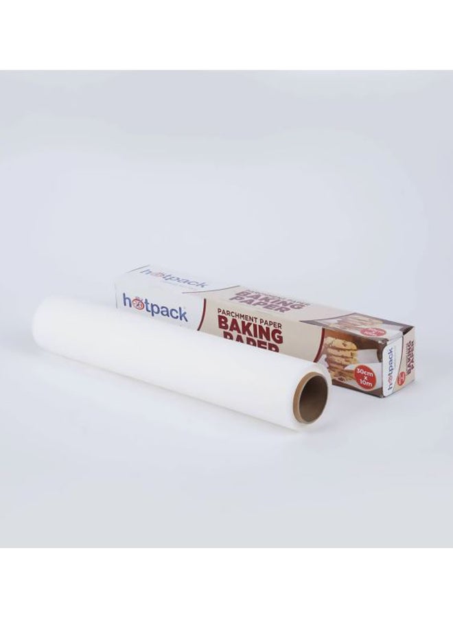 هوت باك - طقم مكون من بكرات ورق جامبو للتغليف والخبز من قطعتين شفاف 300sqftx30سم - Image 1