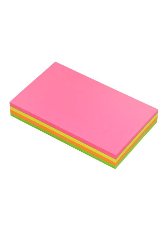 FIS 6-Piece Sticky Notes Set Pink/Yellow/Green  - Image 1