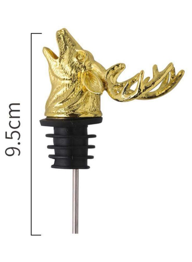 Generic Deer Shaped Wine Pourer Gold/Black/Silver  - Image 3
