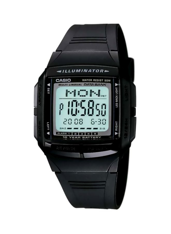 CASIO Men's Vintage Series Resin Digital Watch DB-36-1AVDF - 43 mm - Black - Image 1