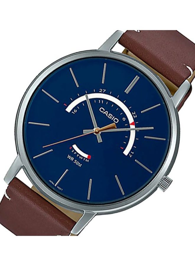 CASIO Men's Wrist Watch MTP-B105L-2AVDF - 50 mm - Brown - Image 3