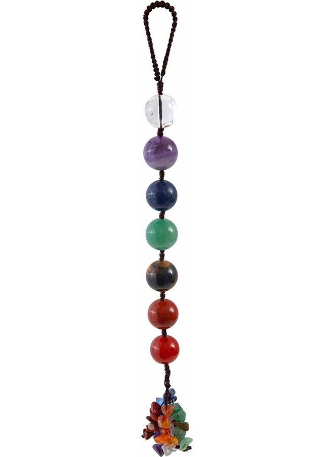 Eco-Friendly Glossy Gemstones Pendant Multicolor