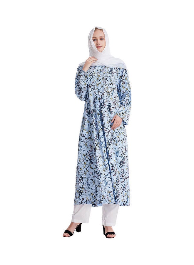 هانيميدو طقم كورتي وبنطال طويل مُصمم بطبعة زهور متعدد الألوان - Image 5