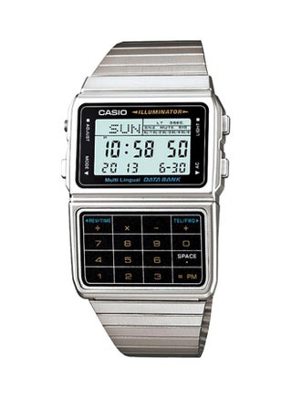 Men's Data Bank Digital Watch DBC-611-1DF - 47 mm - Silver - v1624360802/N14550345A_1