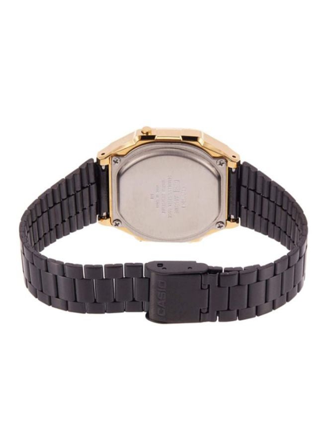 CASIO Men's Vintage Series Stainless Steel Digital Wrist Watch A168WEGB-1BDF - 39 mm - Black - Image 2