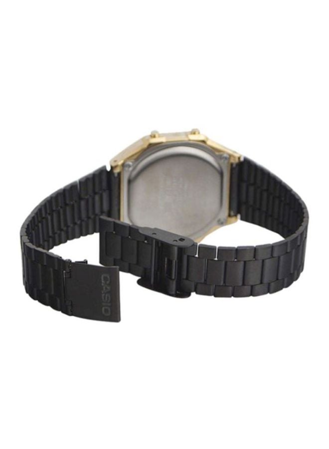 CASIO Men's Vintage Series Stainless Steel Digital Wrist Watch A168WEGB-1BDF - 39 mm - Black - Image 5