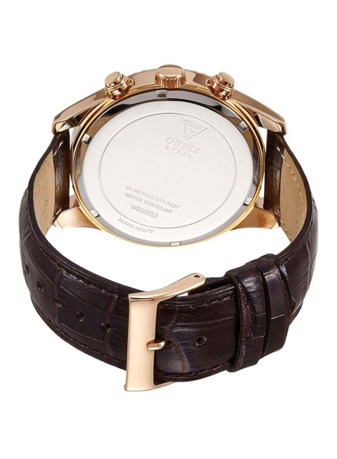 جس ساعة يد بعقارب ومقاومة للماء طراز W0500G3 للرجال - Image 2