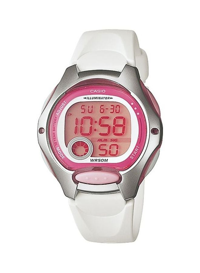 كاسيو ساعة يد رقمية مقاومة للماء طراز LW-200-7AVDF للنساء - Image 1