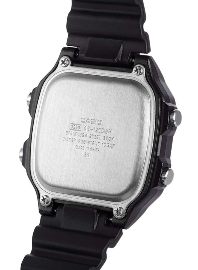 CASIO - Men's Water Resistant Digital Watch AE-1200WH-1B - 45 mm - Black - Image 1
