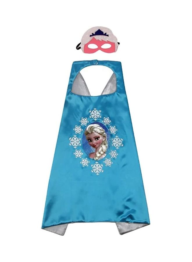 XiuWoo Double Sided Character Costume Cape And Mask Set 