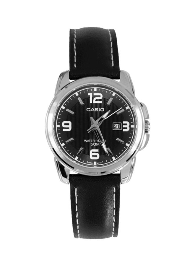 CASIO Women's Water Resistant Analog Watch LTP-1314L-8A - 37 mm - Black - Image 1