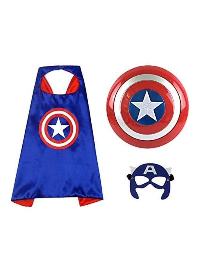XiuWoo Double Sided Superman Costume, Shield, Cape And Mask Set  - Image 1