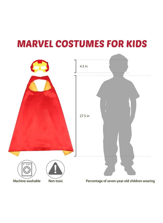 XiuWoo Double Sided Character Costume Cape And Mask Set  - Image 2