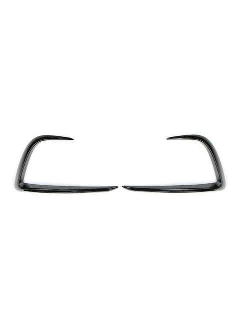 2-Piece Replacement Front Fog Light Trim Replacement For Tesla Model Y 2020 2021