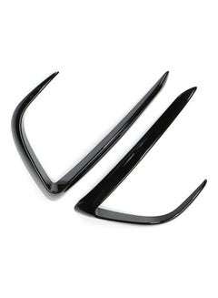 Generic 2-Piece Replacement Front Fog Light Trim Replacement For Tesla Model Y 2020 2021  - Image 4