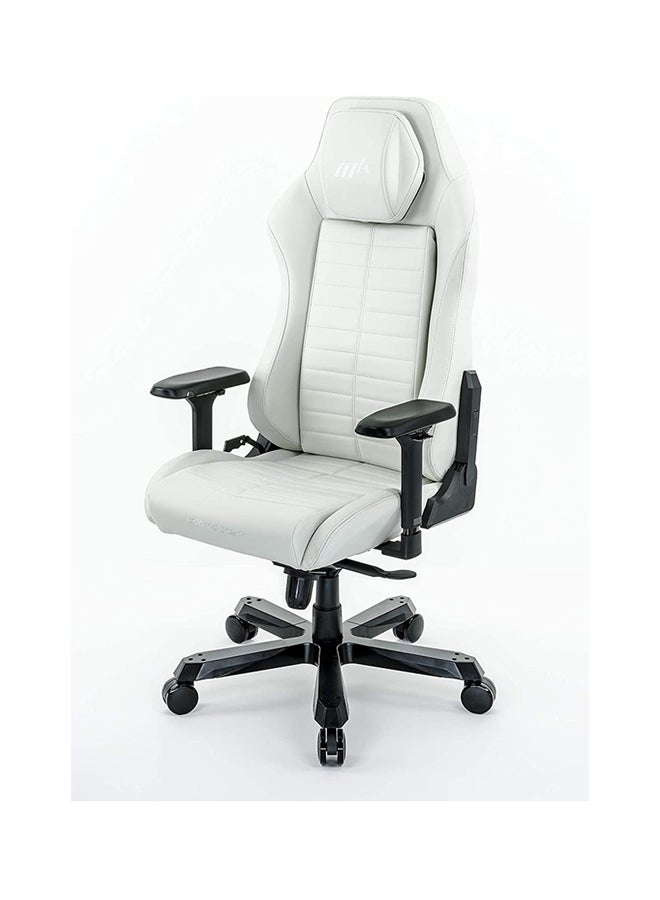 DXRacer 1238S Master Series Gaming Chair, Microfiber Leather, 4D Armrests, Multi-functional Tilt, 3" Casters, High Density Mold Shaping Foam, 220lbs Recommended Weight, XL Size, White | MAS-I238S-W-A3 - Image 3