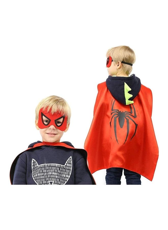 XiuWoo Double Sided Character Costume Cape And Mask Set  - Image 3