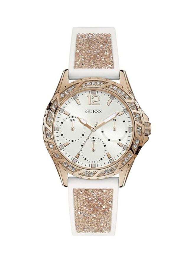 جس ساعة يد سويرل كرونوغراف بسوار من السيليكون طراز W1096L2 للنساء - Image 1