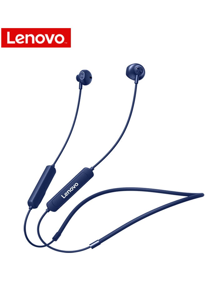 Lenovo Wireless In-Ear Earphones With Moving Coil Speaker And Mic Blue - Image 1