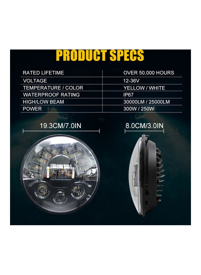 Generic - LED Headlights Replacement For Jeep Wrangler - Image 1