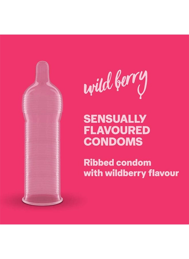 Durex Packs Of 3 Wild berry Flavoured Condoms  - Image 2