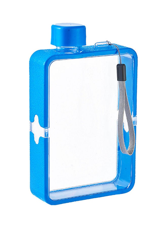 Plastic Water Bottle Blue/Clear