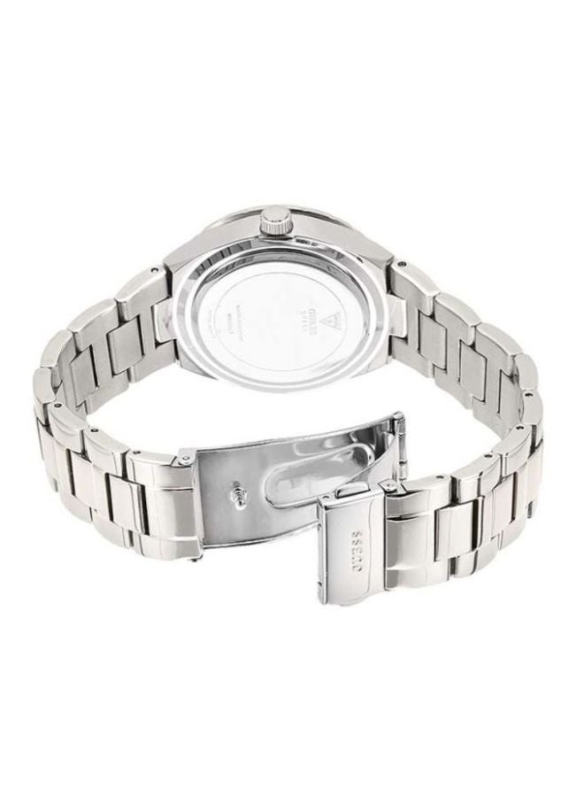 جس ساعة يد بعقارب مضادة للماء بسوار من الستانلس ستيل طراز W0111L1 للنساء - Image 2