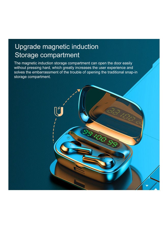 سماعة أذن داخلية لاسلكية تعمل بالبلوتوث 5.0 طراز R3 أسود - Image 5