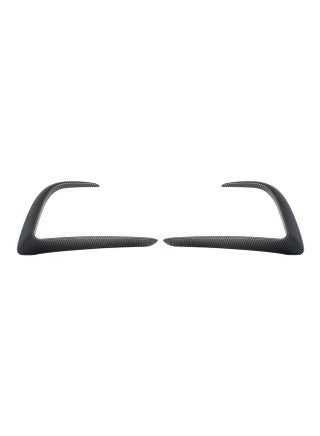 2-Piece Replacement Carbon Fiber Front Fog Light Trim For Tesla Model Y 2020 2021 - v1624366675/N48497304A_1