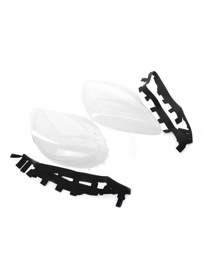 Generic 2-Piece Replacement Headlight Lens Cover For Corvette C6 2005-2013  - Image 2