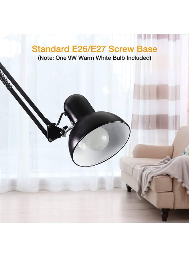 Arabest Metal Standing Frool Lamp 56x14x13.5cm With Warm Light 9 Watt Black  - Image 5