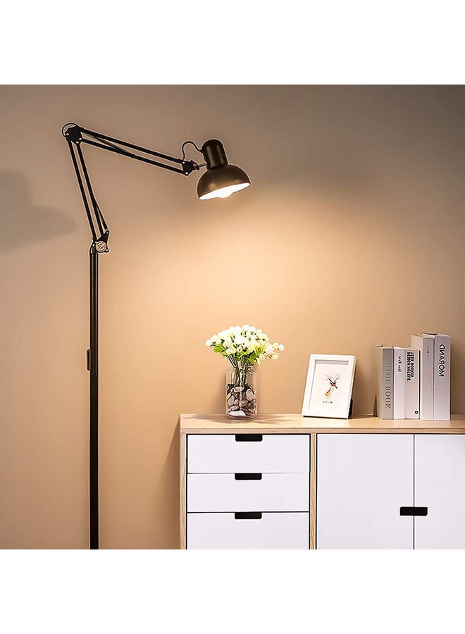 Metal Standing Frool Lamp 56x14x13.5cm With Warm Light 9 Watt Black