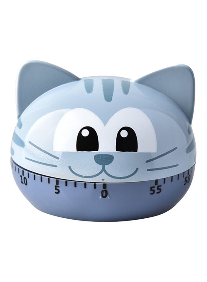 Portable Cat Shaped Timer Blue/White/Black  - Image 1