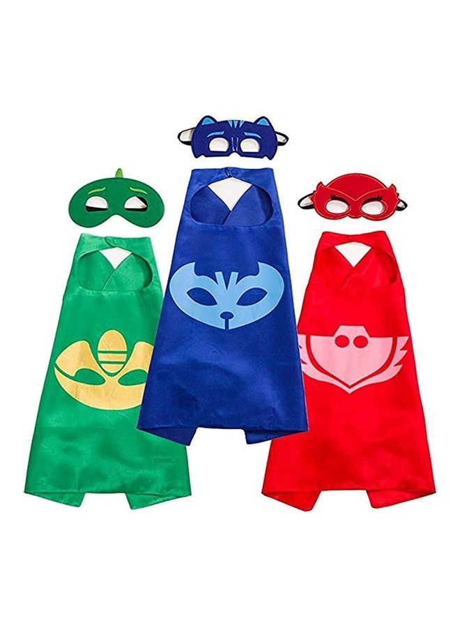 XiuWoo 3-Piece Superhero Cape And Mask Costume  - Image 2