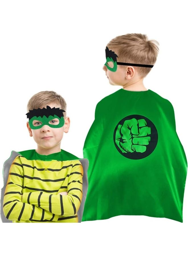 XiuWoo 3-Piece Superhero Cape And Mask Costume - Image 3