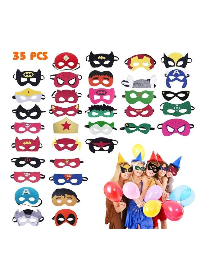 XiuWoo 35-Piece Superhero Mask  - Image 1