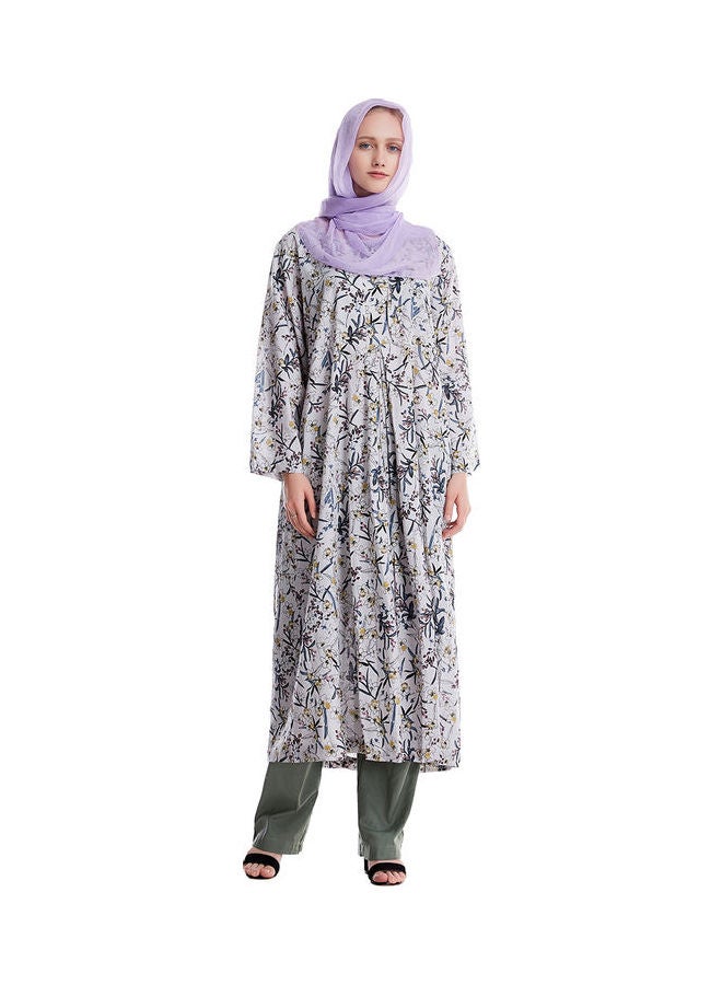 هانيميدو طقم كورتي وبنطال طويل بطبعة زهور متعدد الألوان - Image 4