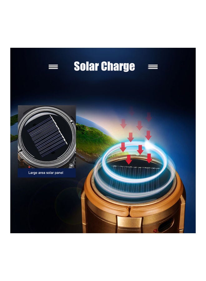 Generic - Multi-Function Solar Lantern Light With Fan 18.00x11.00x11.00cm - Image 1